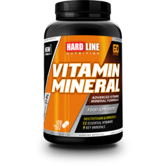 Hardline Vitamin Mineral Aromasız 120 Tablet