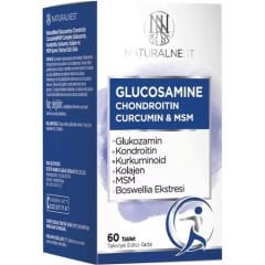 Naturalnest Glucosamine Chondroitin MSM Aromasız 60 Tablet