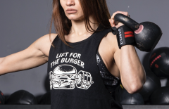 GYMHOLIX® Lift for the Burger Women – Kadın Atlet (Vest) M/L