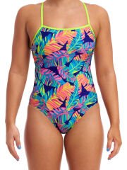 Funkita SS Leaving Today Kadın Tek Askılı Yüzücü Mayosu