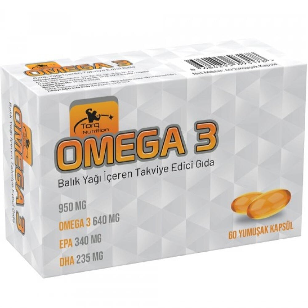 Torq Nutrition Omega 3 60 Yumuşak Kapsül Aromasız 60 Yumuşak Kapsül