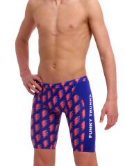 Funky Trunks JAM Flash Erkek Çocuk Antrenman Mayo, Dizboyu Jammer
