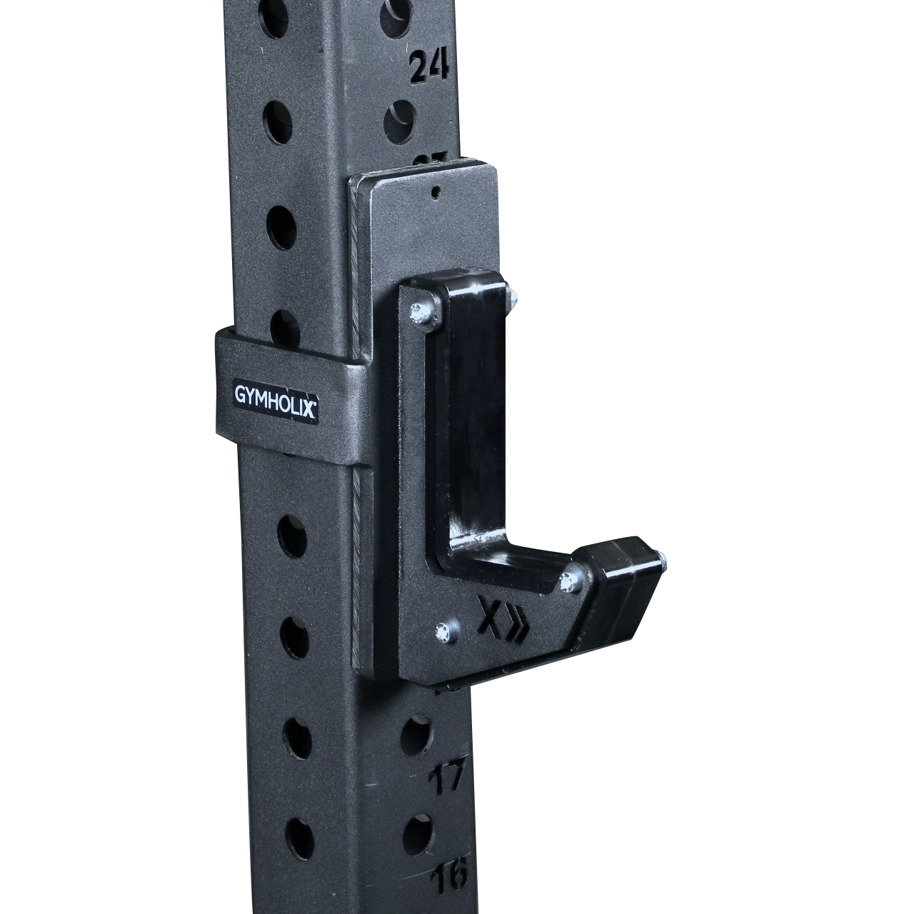 GYMHOLIX® Paslanmaz Çelik Halter Askısı Kancası XCup V4 – JCup / J-Hook (FGA0071)