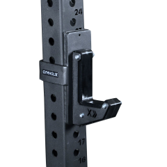 GYMHOLIX® Paslanmaz Çelik Halter Askısı Kancası XCup V4 – JCup / J-Hook (FGA0071)