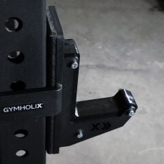 GYMHOLIX® Paslanmaz Çelik Halter Askısı Kancası XCup V4 – JCup / J-Hook (FGA0071)