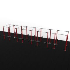 XWORKS 18 Bacak 8 İstasyon Orta Tip Rig Sistemi (FWXC018) ASKERİ BEJ (RAL1001)
