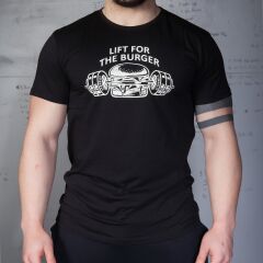 Gymholix Lift for the Burger Men Siyah (Tişört-Tshirt) XL