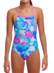 Funkita TMT Cloud Street Bağlamalı Kız Çocuk Antrenman Mayosu