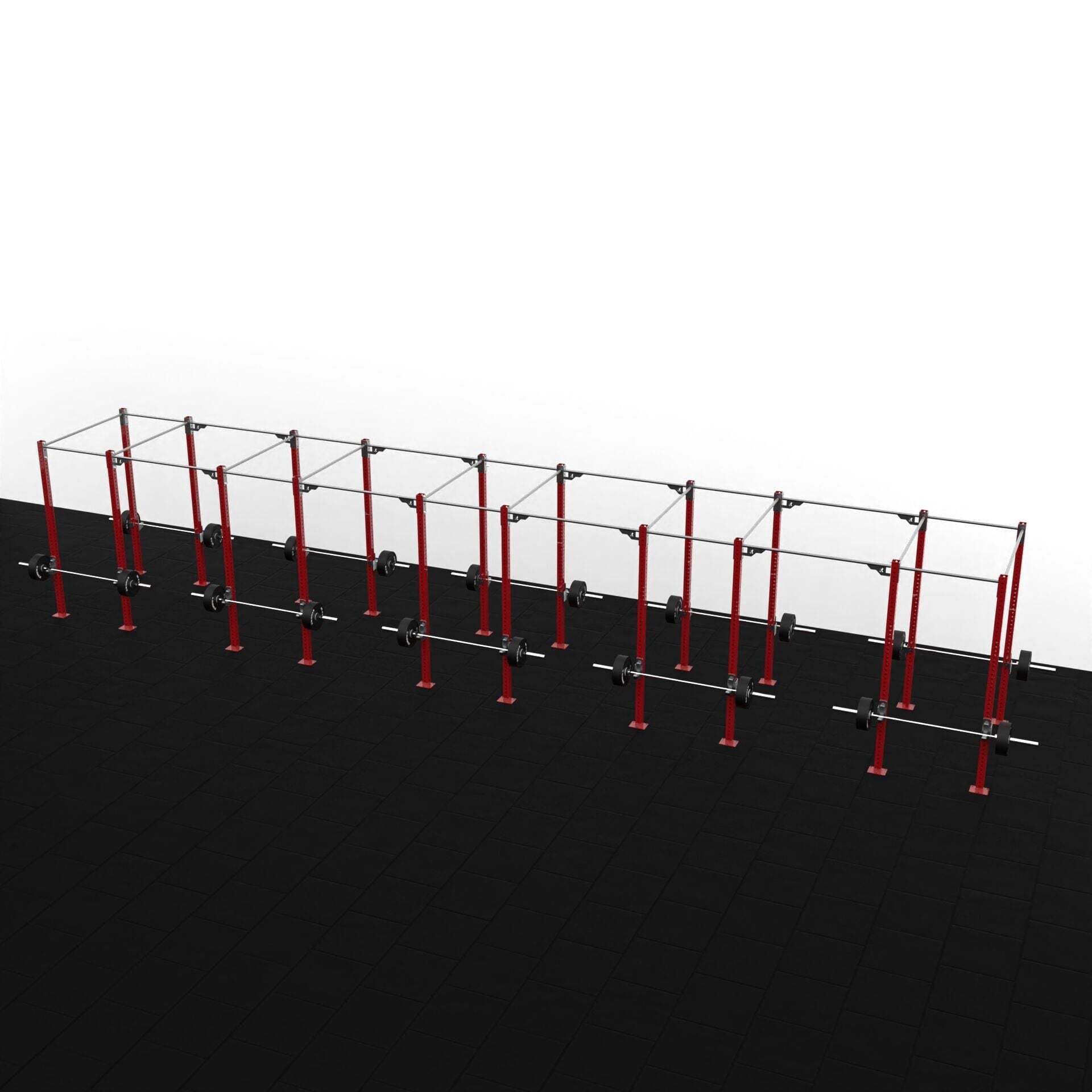 XWORKS 20 Bacak 10 İstasyon Orta Tip Rig Sistemi (FWXC020) MOR (RAL4004)