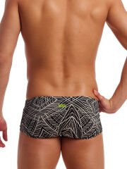 Funky Trunks Space Signals Erkek Antrenman Mayo, Classic Trunks