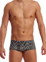 Funky Trunks Space Signals Erkek Antrenman Mayo, Classic Trunks
