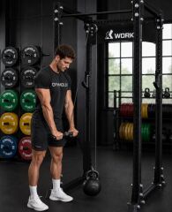GYMHOLIX® Cable Pulley – Makaralı Sistem Eklentisi (FGA9014) Tekli Makara Sistemi
