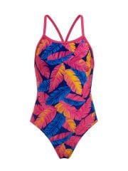 Funkita TMT Just Jungle Bağlamalı Kız Çocuk Antrenman Mayosu