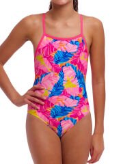 Funkita TMT Just Jungle Bağlamalı Kız Çocuk Antrenman Mayosu
