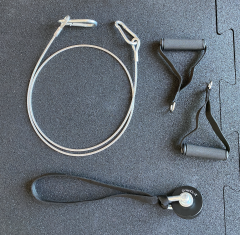 GYMHOLIX® Cable Pulley – Makaralı Sistem Eklentisi (FGA9014) Tekli Makara Sistemi + Plaka Ataçmanı