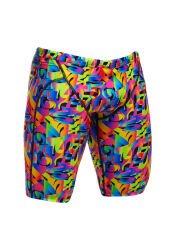 Funky Trunks JAM Colour Funk Erkek Antrenman Mayo, Dizboyu Jammer