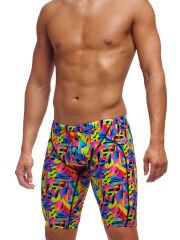Funky Trunks JAM Colour Funk Erkek Antrenman Mayo, Dizboyu Jammer