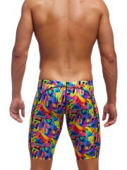 Funky Trunks JAM Colour Funk Erkek Antrenman Mayo, Dizboyu Jammer