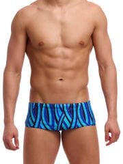Funky Trunks Erkek Sidewinder Yüzme Mayosu - Snork City (Erkek Sidewinder Trunk)