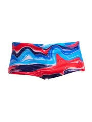 Funky Trunks Erkek Sidewinder Yüzme Mayosu - Wave Craze (Erkek Sidewinder Trunk)