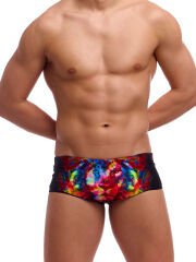 Funky Trunks Erkek Sidewinder Yüzme Mayosu - Pride Alive (Erkek Sidewinder Trunk)