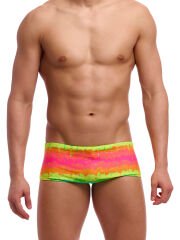 Funky Trunks Erkek Sidewinder Yüzme Mayosu - Melting Mayhem (Erkek Sidewinder Trunk)