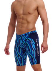 Funky Trunks Erkek Jammer Yüzme Mayosu - Snork City (Erkek Dizüstü Mayo)