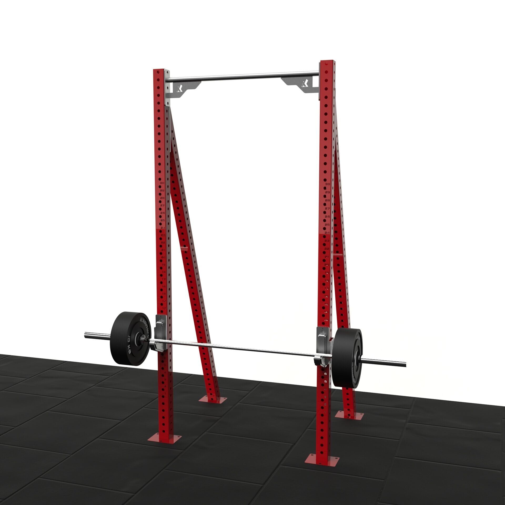 XWORKS 2 Bacak Tek İstasyon Dar Tip Rig Sistemi (FWXN002) PARLAK ALÜMİNYUM (RAL830)