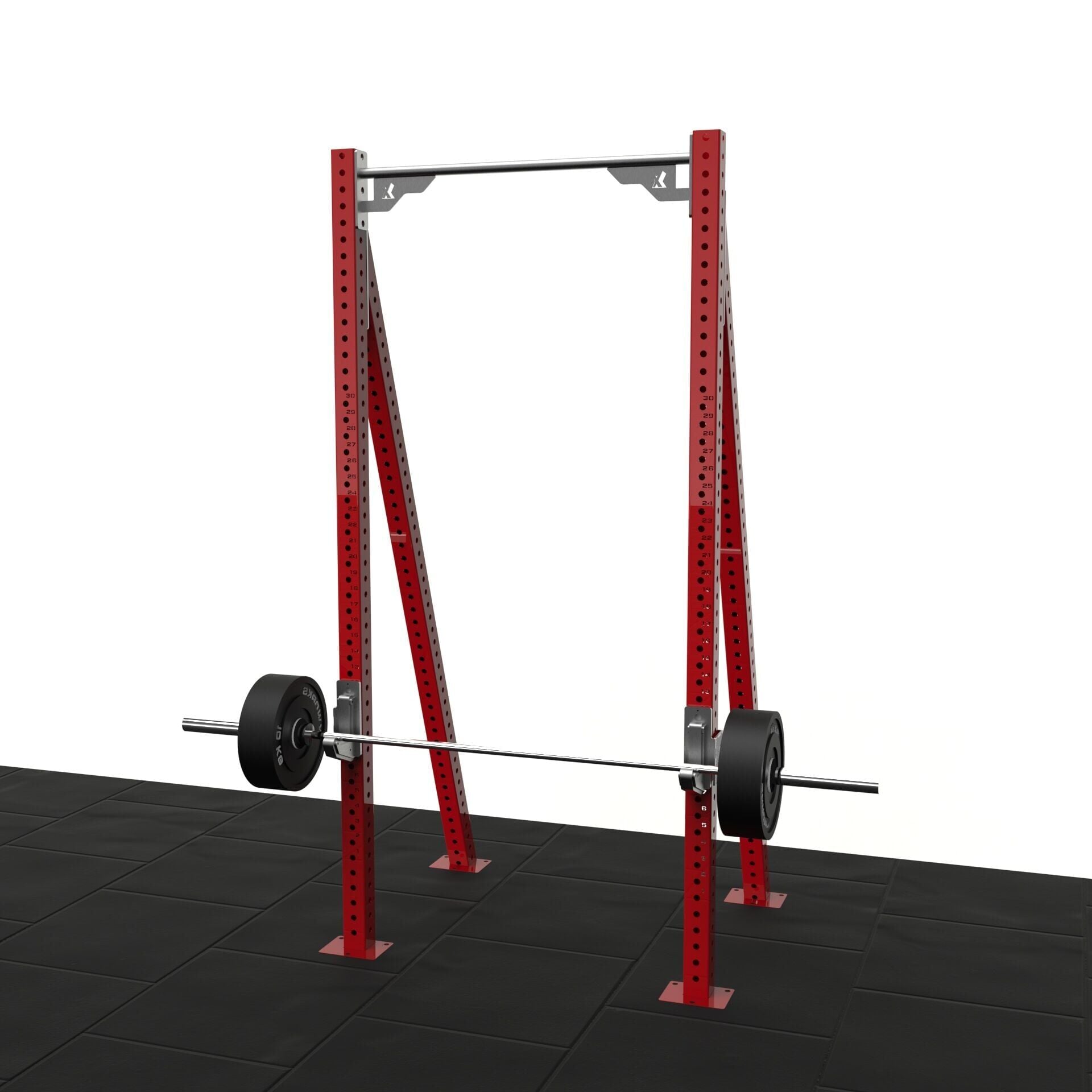 XWORKS 2 Bacak Tek İstasyon Dar Tip Rig Sistemi (FWXN002) PARLAK SİYAH (RAL9005)