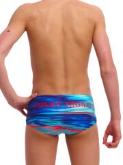 Funky Trunks Erkek Çocuk Sidewinder Yüzme Mayosu -Storm At Sea (Erkek Çocuk Sidewinder Trunk)