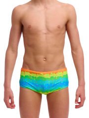 Funky Trunks Erkek Çocuk Sidewinder Yüzme Mayosu - Melting Mayhem (Erkek Çocuk Sidewinder Trunk)