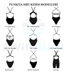 Funkita Still Black Kadın Bikini Üst – Tri Top Model, Tek Üst Parça, Klora Dayanıklı