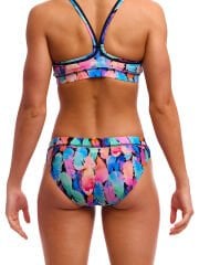 Funkita Tickle Torture Kadın Bikini Takımı – Sporcu Üst & Brief Alt, Klora Dayanıklı, Konforlu ve Şık