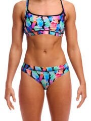 Funkita Tickle Torture Kadın Bikini Takımı – Sporcu Üst & Brief Alt, Klora Dayanıklı, Konforlu ve Şık