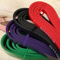 GYMHOLIX® Resistance Band Pull-Up – Direnç ve Barfiks Destek Lastiği Light - Kırmızı ( 1.3CM )