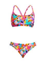 Funkita Tou By Tou Kadın Bikini Takımı – Sporcu Üst & Brief Alt, Klora Dayanıklı, Konforlu ve Şık