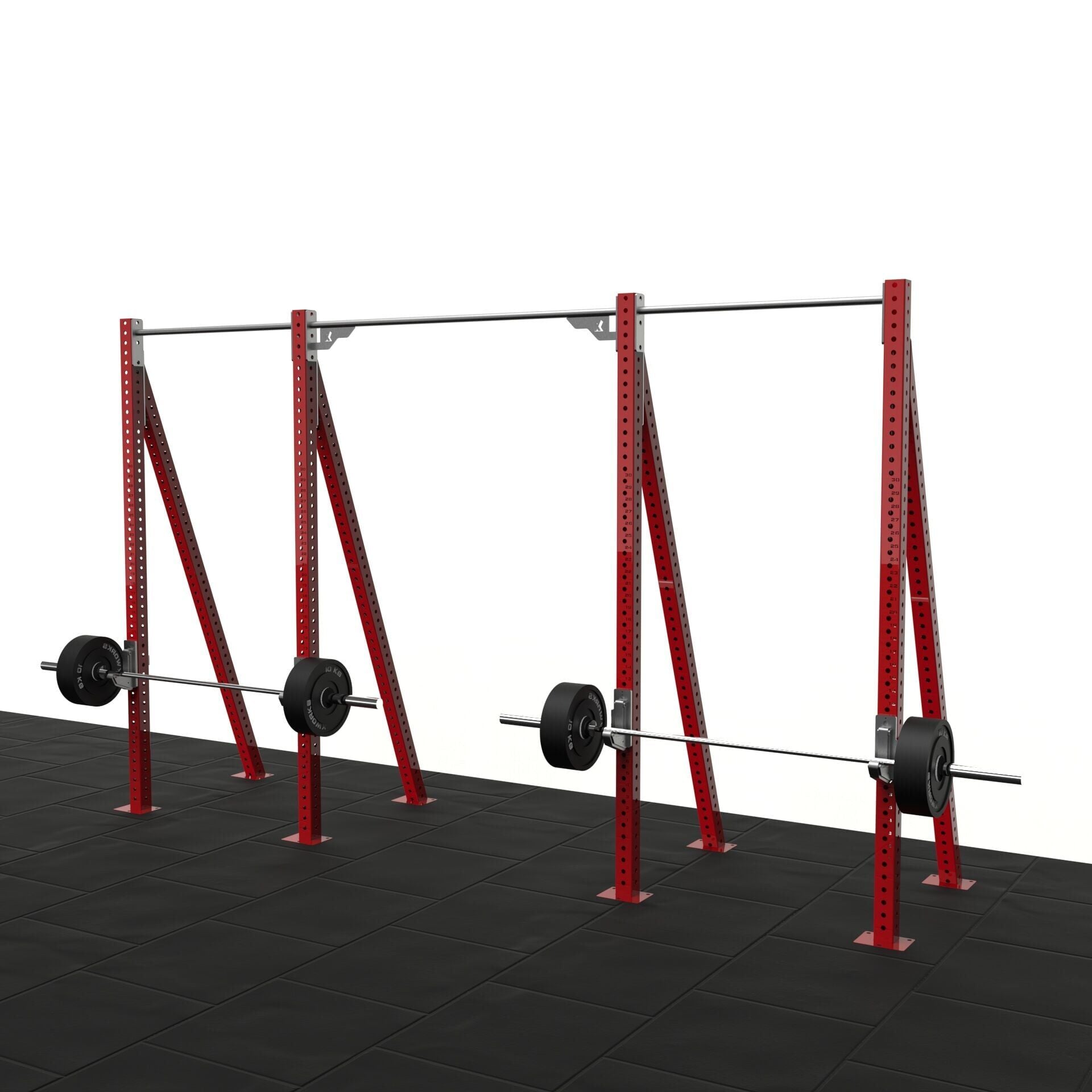 XWORKS 4 Bacak 2 İstasyon Dar Tip Rig Sistemi (FWXN004) PEMBE (RAL4006)