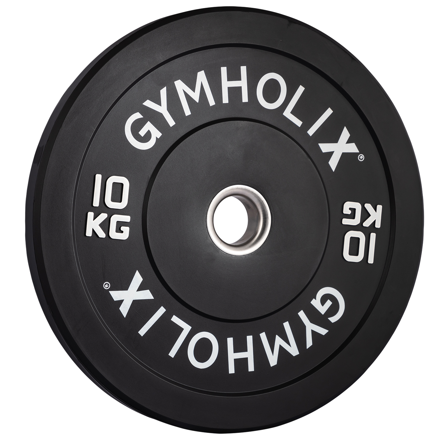 GYMHOLIX® EKO Bumper Plate | Kauçuk Olimpik Ağırlık Plakası 10 KG Plaka Çift