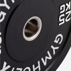 GYMHOLIX® EKO Bumper Plate | Kauçuk Olimpik Ağırlık Plakası 15 KG Plaka Çift
