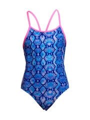 Funkita DB Blue Viper Kız Çocuk Yüzme Mayo - Konforlu ve Dayanıklı