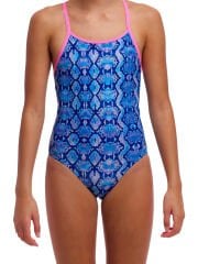 Funkita DB Blue Viper Kız Çocuk Yüzme Mayo - Konforlu ve Dayanıklı