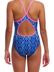 Funkita DB Blue Viper Kız Çocuk Yüzme Mayo - Konforlu ve Dayanıklı