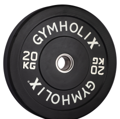Gymholix EKO Bumper Plate (Kauçuk Ağırlık Plakası Flanş) 20 KG Plaka Çift
