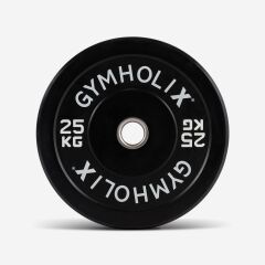 GYMHOLIX® EKO Bumper Plate | Kauçuk Olimpik Ağırlık Plakası 25 KG Plaka Çift
