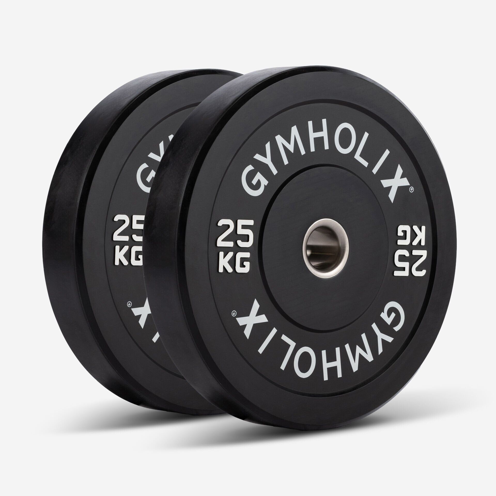 GYMHOLIX® EKO Bumper Plate | Kauçuk Olimpik Ağırlık Plakası 25 KG Plaka Çift
