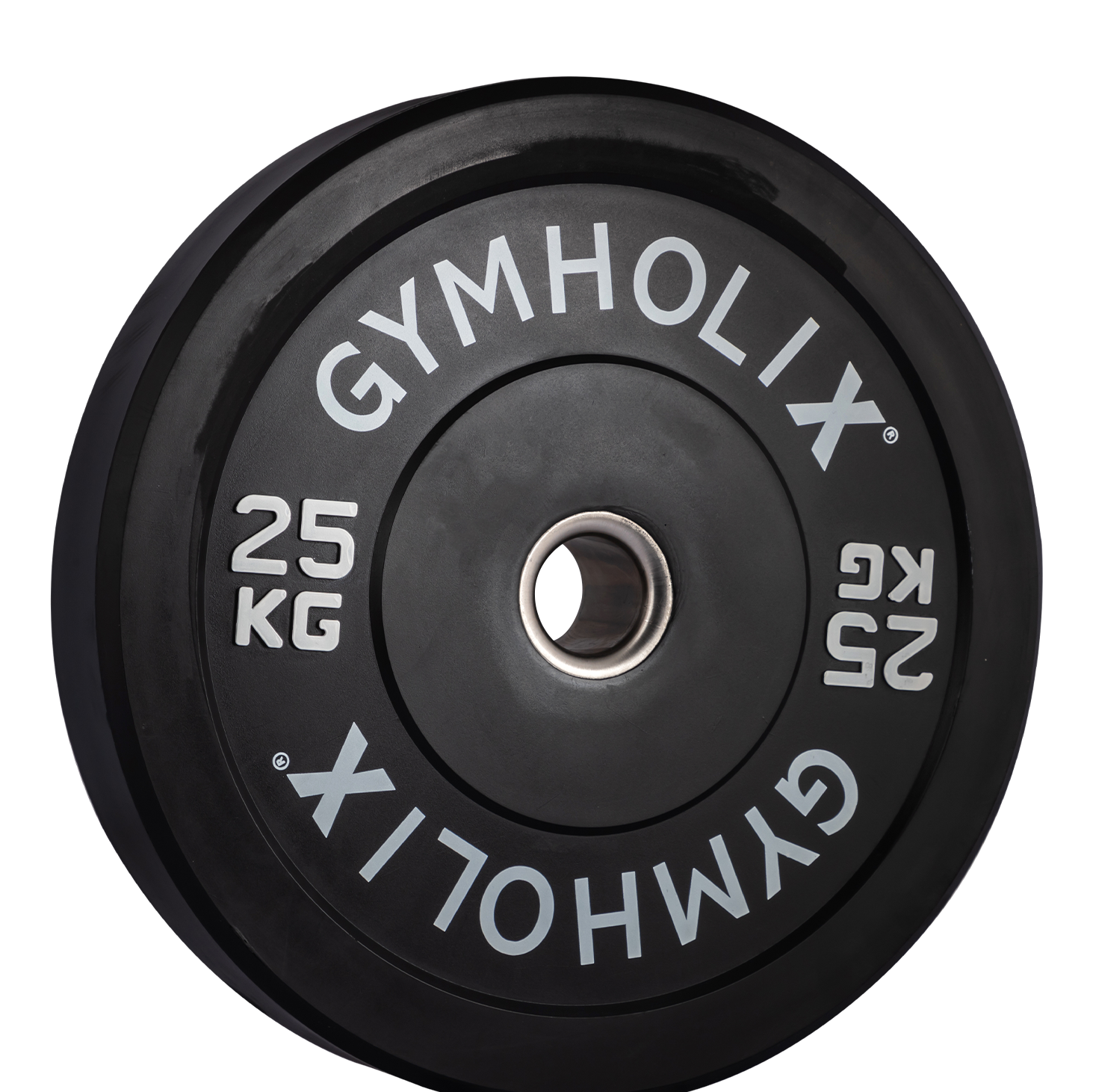 Gymholix EKO Bumper Plate (Kauçuk Ağırlık Plakası Flanş) 25 KG Plaka Çift