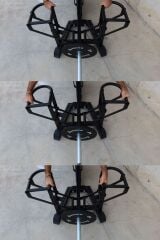 XWORKS Chest Support Row Sırt Çekiş Makinesi (FWX0773) ASKERİ BEJ (RAL1001)