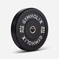 GYMHOLIX® EKO Bumper Plate | Kauçuk Olimpik Ağırlık Plakası 5 KG Plaka Çift