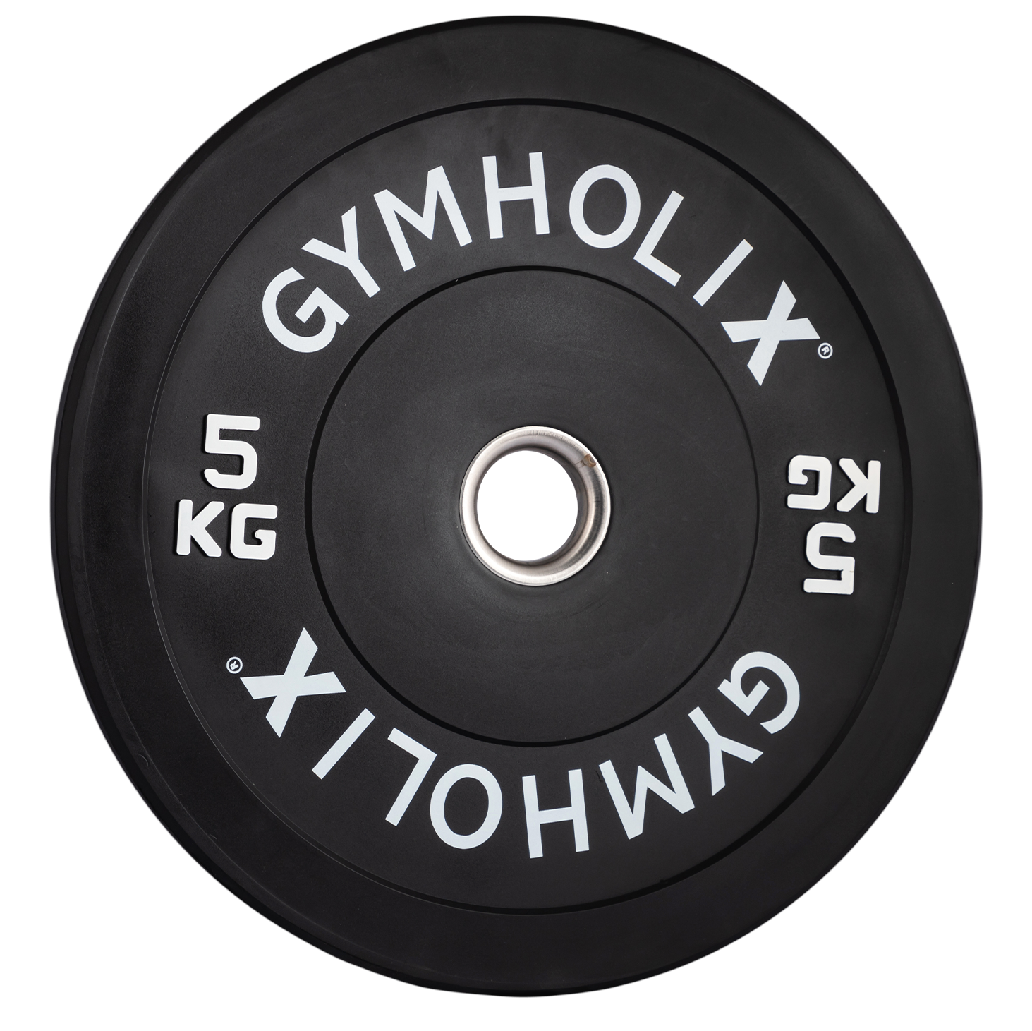 Gymholix EKO Bumper Plate (Kauçuk Ağırlık Plakası Flanş) 5 KG Plaka Çift