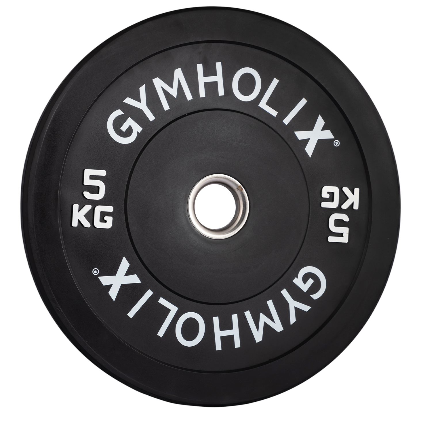 GYMHOLIX® EKO Bumper Plate | Kauçuk Olimpik Ağırlık Plakası 5 KG Plaka Çift